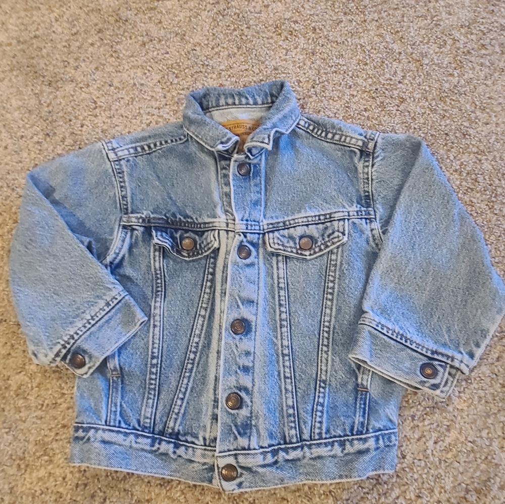 Vintage Levi's denim jacket orange tag